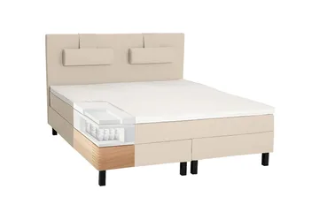 Lucky Kontinentalsäng 180x200Memory - Beige - Products - Möbler - Säng - Kontinentalsäng