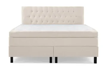 Lucky Kontinentalsäng 180x200Polyeter - Beige - Products - Möbler - Säng - Kontinentalsäng