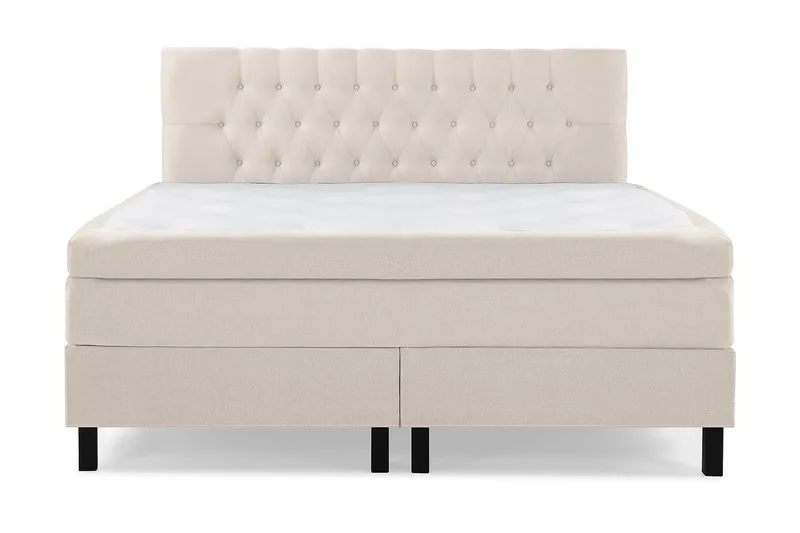 Lucky Kontinentalsäng 180x200Polyeter - Beige - Products - Möbler - Säng - Kontinentalsäng