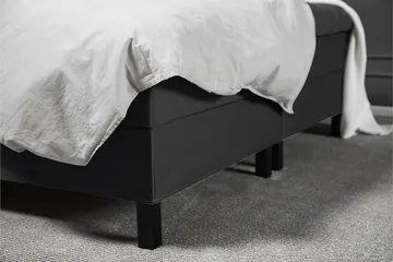 Lucky Kontinentalsäng 180x200Skum - Svart/Grå - Products - Möbler - Säng - Kontinentalsäng