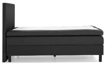 Lucky Sängpaket 120x200 Latexmadrass Slät  Svart/Grå - Svart/Grå - Products - Möbler - Säng - Enkelsäng