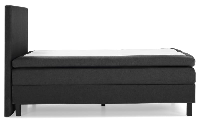 Lucky Sängpaket 120x200 Latexmadrass Slät  Svart/Grå - Svart/Grå - Products - Möbler - Säng - Enkelsäng