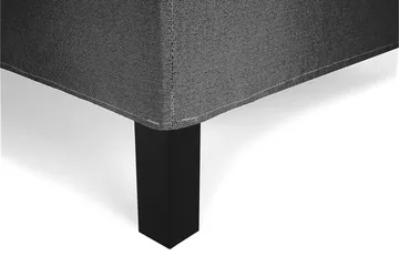 Lucky Sängpaket 120x200 Latexmadrass Slät  Svart/Grå - Svart/Grå - Products - Möbler - Säng - Enkelsäng