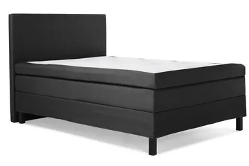 Lucky Sängpaket 120x200 Latexmadrass Slät  Svart/Grå - Svart/Grå - Products - Möbler - Säng - Enkelsäng