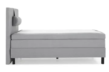 Lucky Sängpaket 120x200 Polyeter Slät - Grå - Products - Möbler - Säng - Enkelsäng
