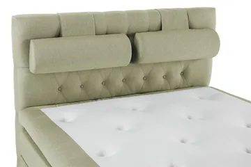 Lucky Sängpaket 140x200 LatexDiamant Sänggavel  Nackkudd - Nackkudde Stor Grön - Products - Möbler - Säng - Kontinentalsäng