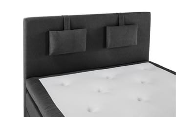 Lucky Sängpaket 140x200 LatexSlät Sänggavel - Svart/Grå - Products - Möbler - Säng - Kontinentalsäng