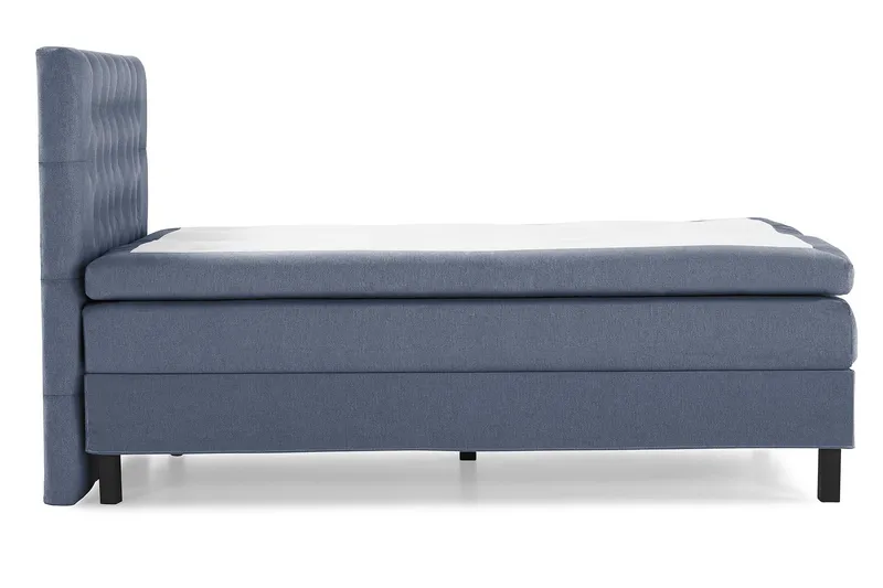 Lucky Sängpaket 140x200 Polyeter Diamant Sänggavel - Mörkblå - Products - Möbler - Säng - Kontinentalsäng