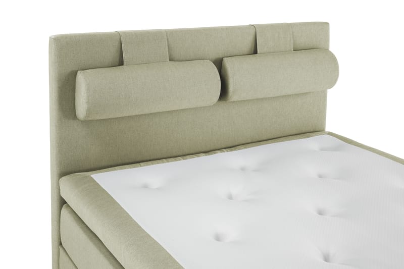 Lucky Sängpaket 140x200 Polyeter Slät Sänggavel - Nackkudde Stor Grön - Products - Möbler - Säng - Kontinentalsäng