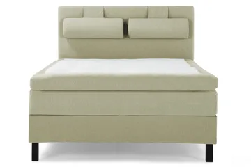 Lucky Sängpaket 140x200 Polyeter Slät Sänggavel - Nackkudde Stor Grön - Products - Möbler - Säng - Kontinentalsäng