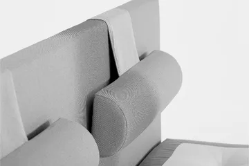 Lucky Sängpaket 150x200 SkumSlät Sänggavel - Grå - Products - Möbler - Säng - Kontinentalsäng