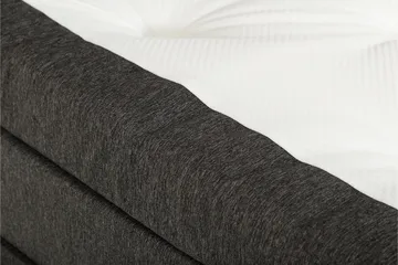 Lucky Sängpaket 150x200 SkumSlät Sänggavel Nackkudde - Nackkudde Stor Svart/Grå - Products - Möbler - Säng - Kontinentalsäng