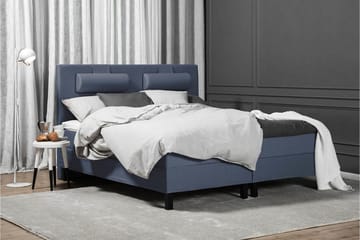 Lucky Sängpaket 180x200 Latexmadrass Slät - Mörkblå - Products - Möbler - Säng - Kontinentalsäng