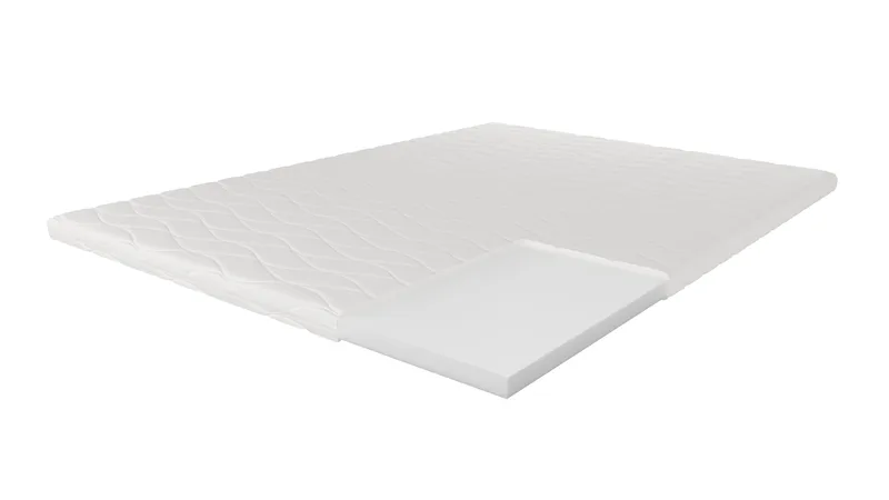 HVILA Bäddmadrass 140x200 cm – 7 cm Mjuk/Medium Memoryskum, Tryckavlastande med Tvättbar Klädsel - Products - Möbler - Säng - Madrass - Bäddmadrass