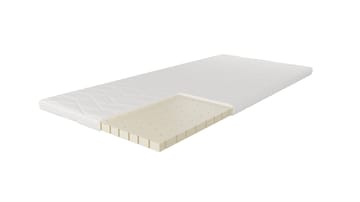 HVILA Bäddmadrass 90x200 cm – 7 cm Medium/Fast Punktelastisk Latex med Tvättbar Klädsel - Products - Möbler - Säng - Madrass - Bäddmadrass