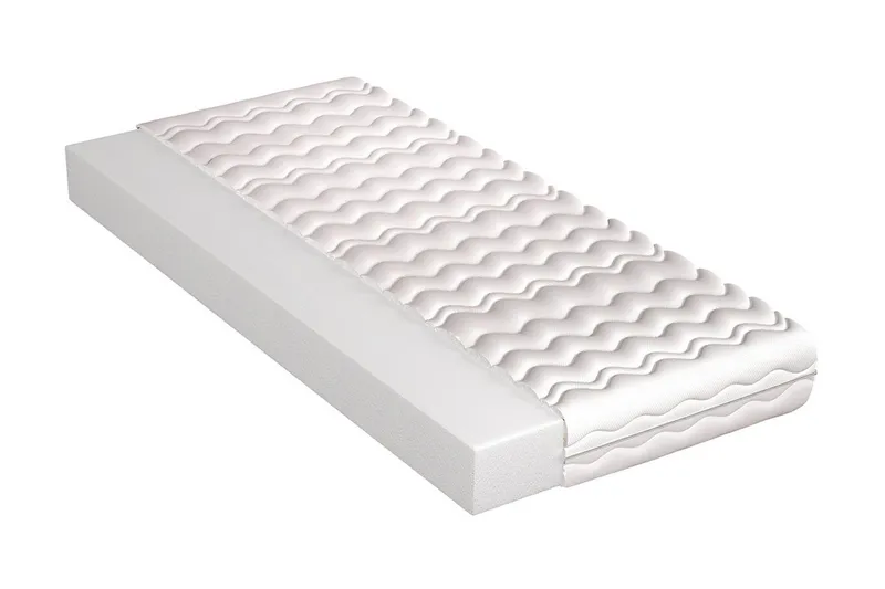 Manetto Madrass 140x200 Skum 15 cm - Vit - Products - Möbler - Säng - Madrass - Skummadrass