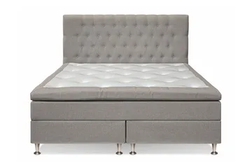 Meja Kontinentalsäng 160x200 - Ljusbrun - Products - Möbler - Säng - Kontinentalsäng