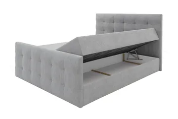 Milano Kontinentalsäng 180x200 cm med Sänggavel - Rosa - Products - Möbler - Säng - Säng med förvaring