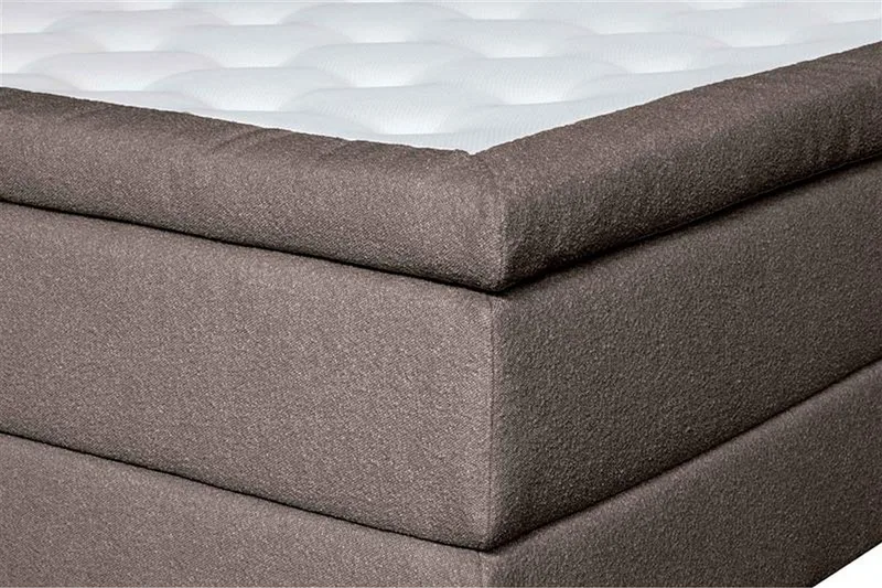 Oslo Lyx Kontinentalsäng 120 knappar loop 8 - Ljusbrun - Products - Möbler - Säng - Kontinentalsäng