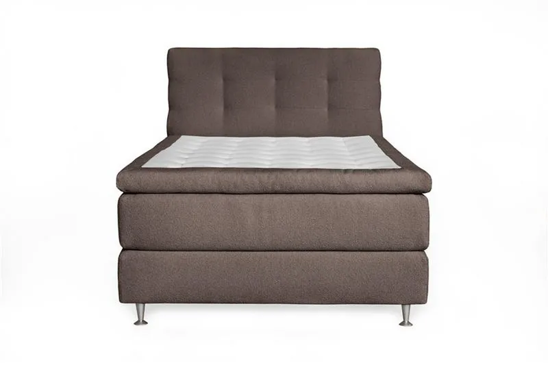 Oslo Lyx Kontinentalsäng 120 knappar loop 8 - Ljusbrun - Products - Möbler - Säng - Kontinentalsäng