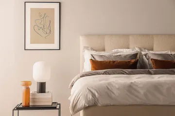 Oslo Lyx Kontinentalsäng 180x200 cm - Beige - Products - Möbler - Säng - Kontinentalsäng