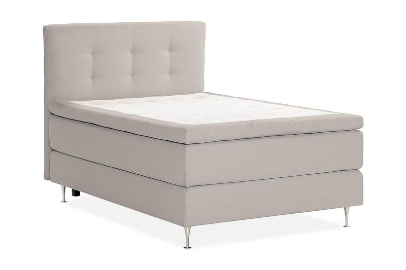 Oslo Lyx Kontinentalsäng Boucle 120x200 - Grå - Products - Möbler - Säng - Kontinentalsäng