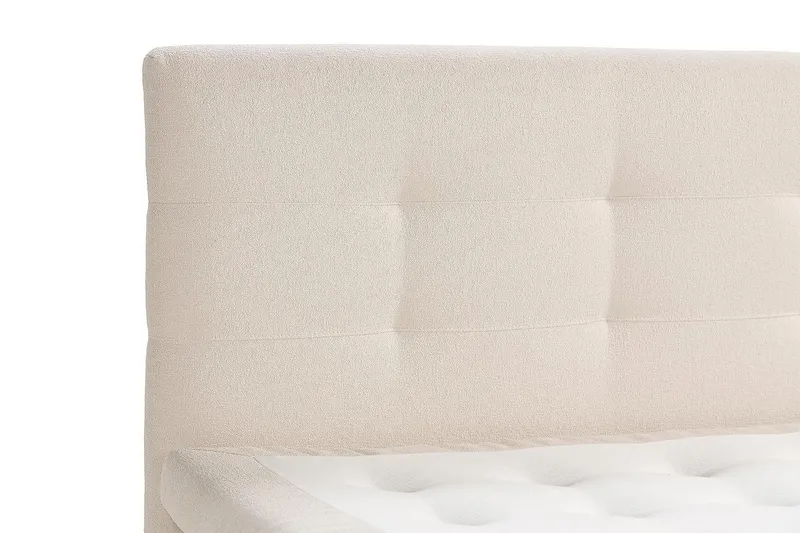 Oslo Lyx Kontinentalsäng Boucle 120x200 - Ljusbeige - Products - Möbler - Säng - Kontinentalsäng