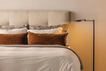 Oslo Lyx Kontinentalsäng Boucle 140x200 - Beige - Products - Möbler - Säng - Kontinentalsäng