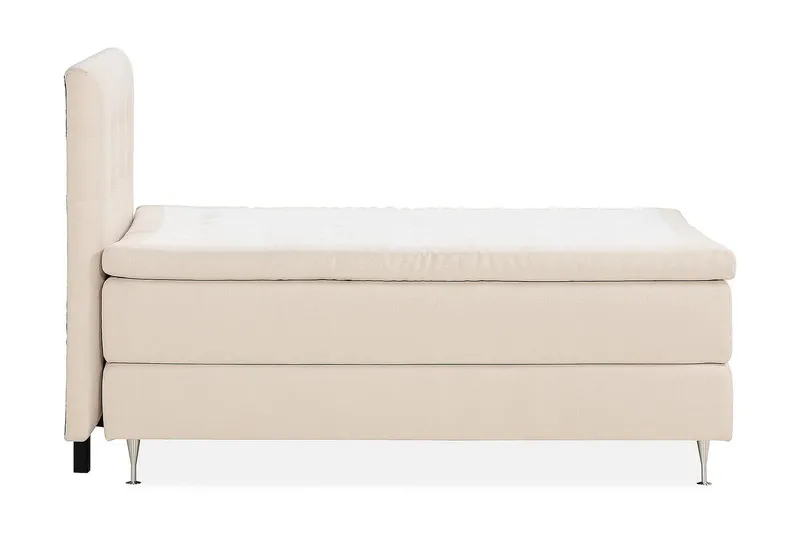 Oslo Lyx Kontinentalsäng Boucle 140x200 - Ljusbeige - Products - Möbler - Säng - Kontinentalsäng