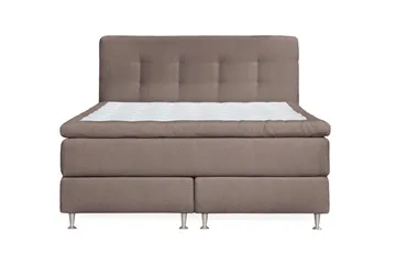 Oslo Lyx Sängpaket 160 knappar loop 8 - Ljusbrun - Products - Möbler - Säng - Kontinentalsäng