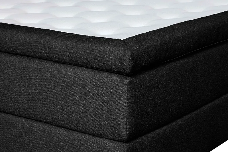 Oslo Lyx Sängpaket 180 curved loop 20 - Svart - Products - Möbler - Säng - Kontinentalsäng