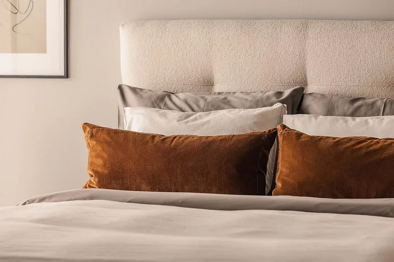 Oslo Lyx Sängpaket Kontinentalsäng 120x200 cm - Ljusbeige - Products - Möbler - Säng - Kontinentalsäng