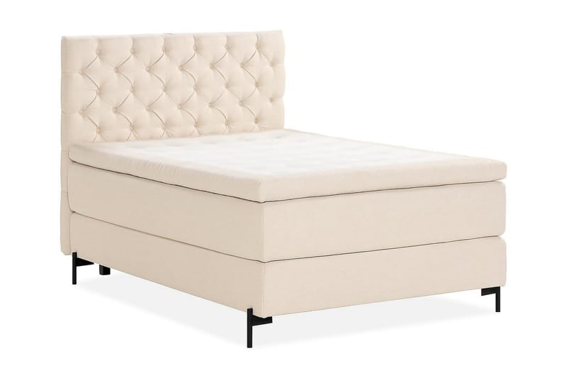 Oslo Lyx Sängpaket Kontinentalsäng 140x200 cm - Ljusbeige - Products - Möbler - Säng - Kontinentalsäng