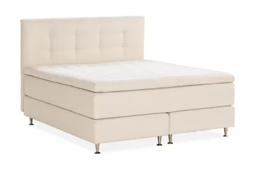 Oslo Lyx Sängpaket Kontinentalsäng 160x200 cm - Ljusbeige - Products - Möbler - Säng - Kontinentalsäng