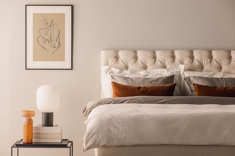 Oslo Lyx Sängpaket Kontinentalsäng 180x200 cm - Ljusbeige - Products - Möbler - Säng - Kontinentalsäng