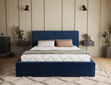 Pesillo Sängram med förvaring 160x200 cm - svart - Products - Möbler - Säng - Säng med förvaring