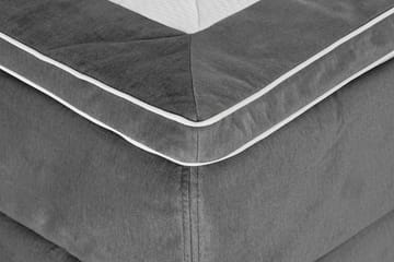 Princess Kontinentalsäng 120x200cm - Mörkgrå/Sammet - Products - Möbler - Säng - Enkelsäng