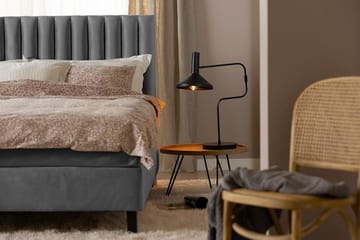 Princess Kontinentalsäng 120x200cm - Mörkgrå/Sammet - Products - Möbler - Säng - Enkelsäng