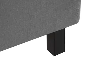 Princess Kontinentalsäng 140x200cm - Mörkgrå/Sammet - Products - Möbler - Säng - Kontinentalsäng