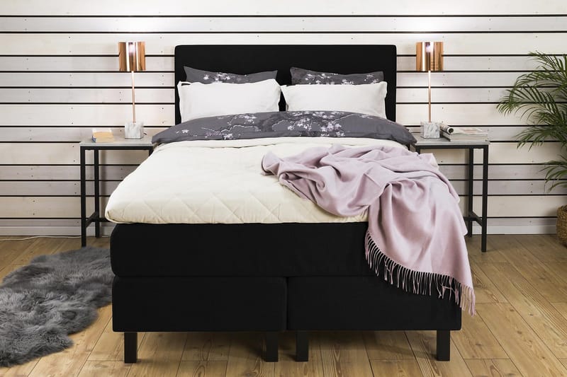 Princess Kontinentalsäng 140x200cm - Svart - Products - Möbler - S äng - Kontinentalsäng
