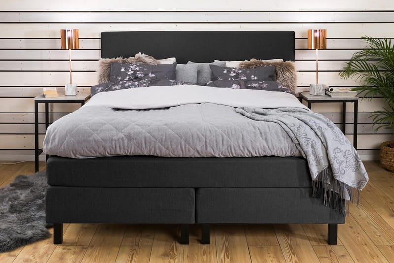 Princess Kontinentalsäng 180x200cm - Grå - Products - Möbler - Säng - Kontinentalsäng