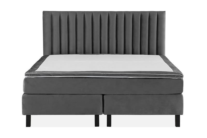 Princess Kontinentalsäng 180x200cm - Mörkgrå/Sammet - Products - Möbler - Säng - Kontinentalsäng