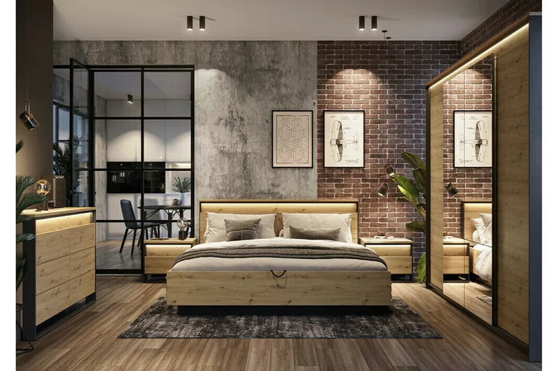 Rathmore Möbelset För Sovrum Black - Products - Möbler - Säng - Möbelset för sovrum