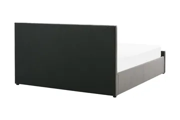 Rochefort Förvaringssäng 160x200 cm - Sammet/Grå - Products - Möbler - Säng - Säng med förvaring