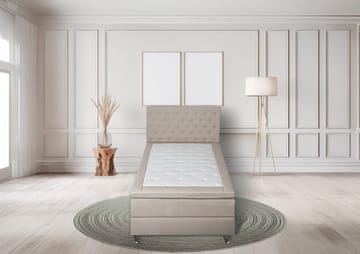 Säng 120 x 200 cm + sänggavel - Dream - beige - Products - Möbler - Säng - Enkelsäng