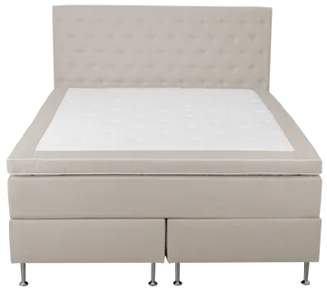 Säng 160x200 cm beige 5-zoner - beige valdos 12 - Products - Möbler - Säng - Kontinentalsäng