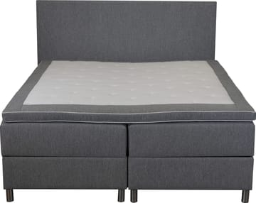 Säng 160x200 cm med förvaring grå - ljusgrå - Products - Möbler - Säng - Säng med förvaring