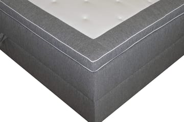 Säng 160x200 cm med förvaring grå - ljusgrå - Products - Möbler - Säng - Säng med förvaring