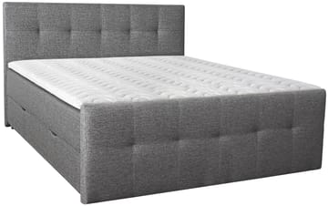 Säng med förvaring 180x200 cm - Grå - Grå (Rocco 281) - Products - Möbler - Säng - Komplett sängpaket