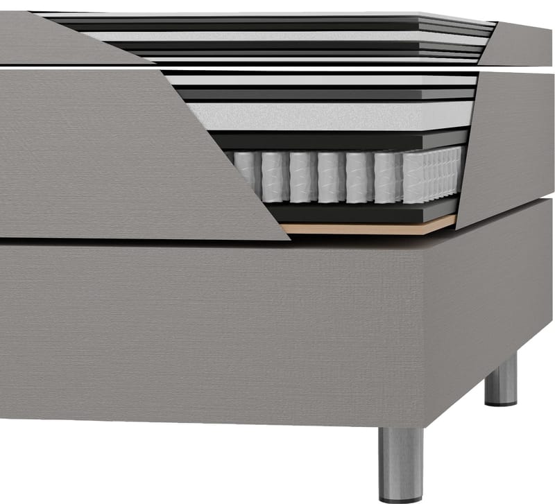 Säng med förvaring beige 160x200 cm - beige - Products - Möbler - Säng - Säng med förvaring